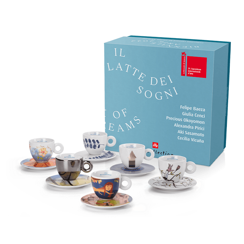 Set 6 Tazze Cappuccino Art Collection Biennale 2022