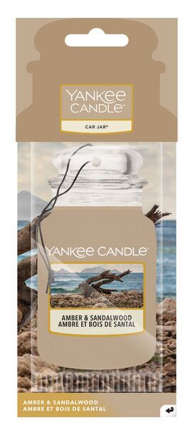 Amber & Sandalwood car jar yankee candle