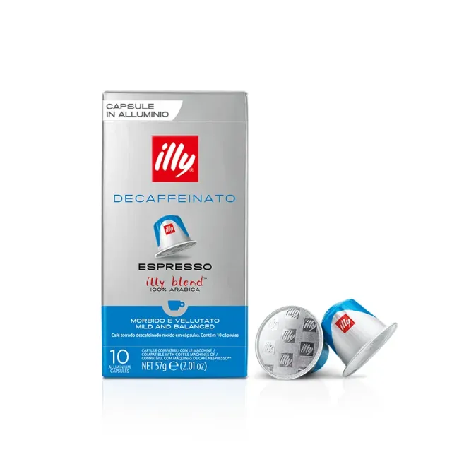 Illy Decaffeinato 100 capsule compatibili Nespresso Original