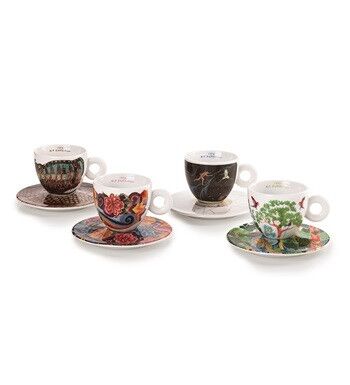 Set 4 tazze da cappuccino Art collection biennale 2024