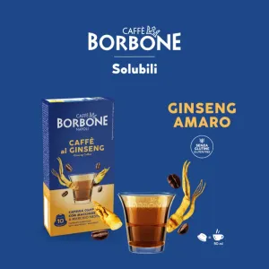 Caffè Borbone Ginseng Amaro 10 capsule compatibili Nespresso.