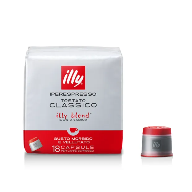 Capsule Illy Tostato Classico – Confezione da 108 per espresso con crema vellutata