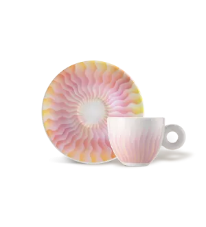 Set 4 tazze da cappuccino Illy Art Collection Judy Chicago