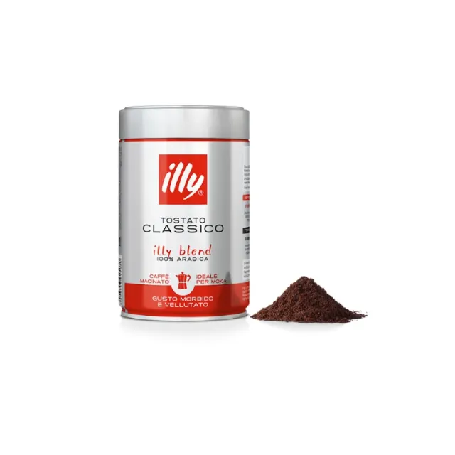 Caffè macinato moka tostato classico Illy 250 g