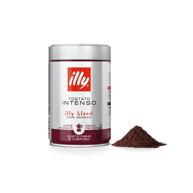 Caffè macinato moka tostato intenso Illy 250 g