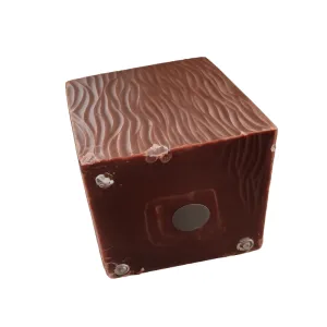 Candela cubo texturizzata Point à la Ligne