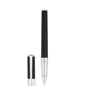 Dettaglio finitura argento penna roller S.T. Dupont