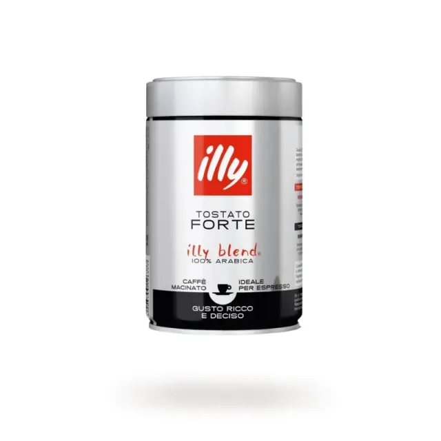 Caffè macinato espresso tostato forte Illy 250 g