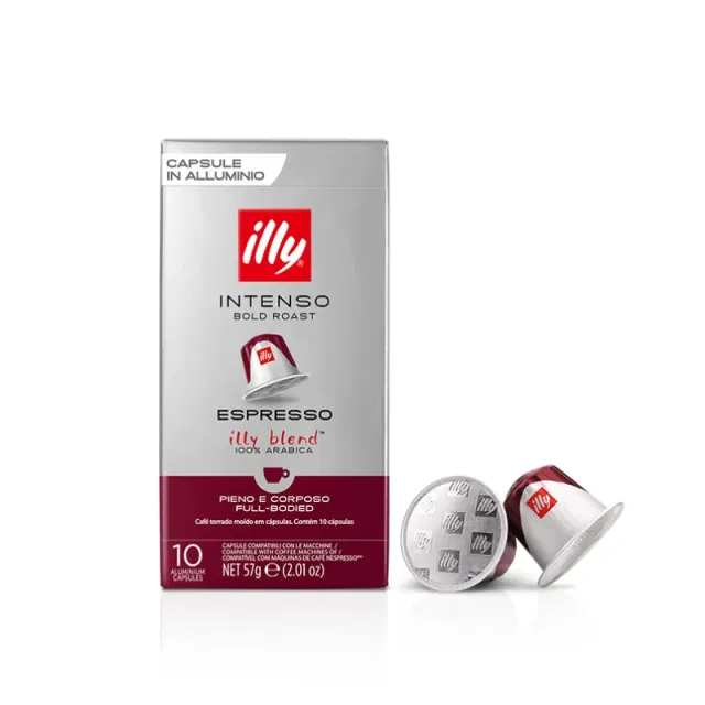 Illy Tostato Intenso 100 capsule compatibili Nespresso Original