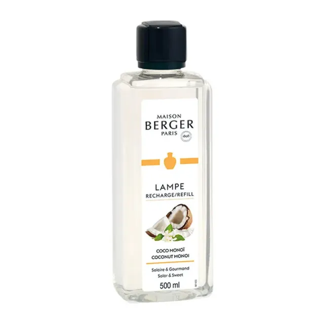 Maison Berger Coco Monoi 500 ml – ricarica per lampada catalitica, fragranza solare ed esotica