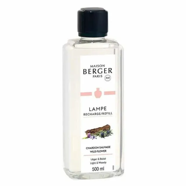 Maison Berger Chardon Sauvage 500 ml – ricarica per lampada catalitica, fragranza verde floreale