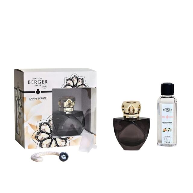 Lampe Berger Eternity – lampada catalitica sfaccettata by Sylvie de France con refill Lady Flower