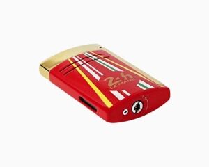 S. T. Dupont Accendino Maxijet 24 H du Mans rosso/dorato - immagine 2