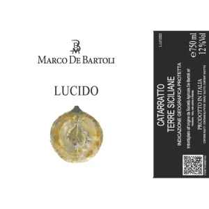 Catarratto Lucido De Bartoli Terre Siciliane IGP etichetta bottiglia 0,75L
