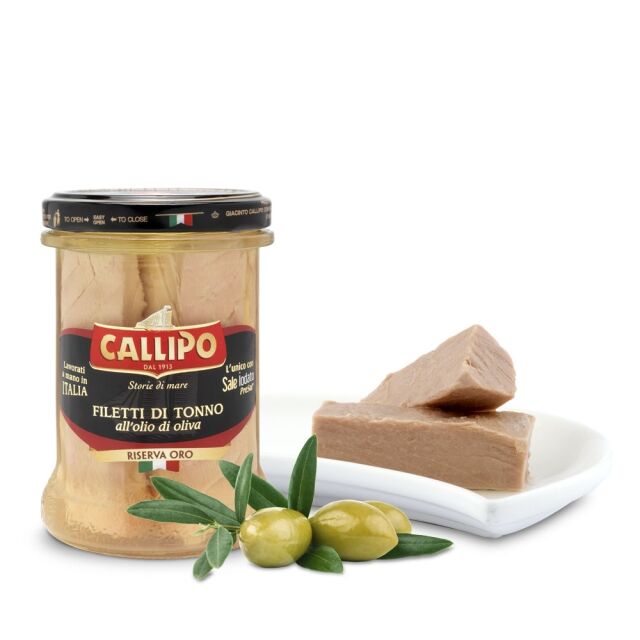 Filetti di Tonno Riserva Oro Callipo in olio di oliva 200 g