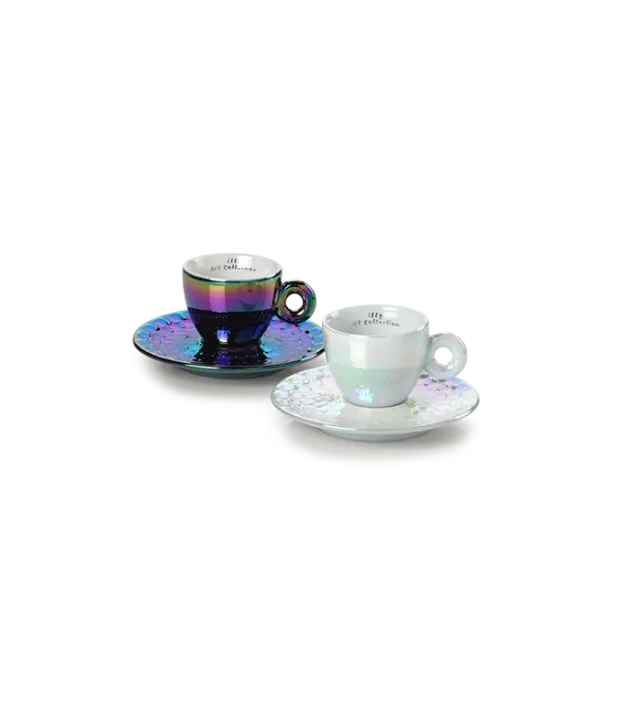 SET DI 2 TAZZINE DA ESPRESSO – ILLY ART COLLECTION JOHN ARMLEDER