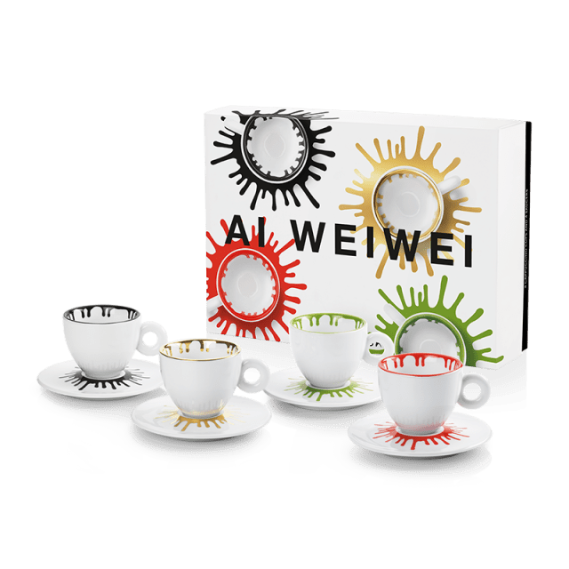 Set 4 Tazzine da espresso - Illy Art Collection Ai Weiwei