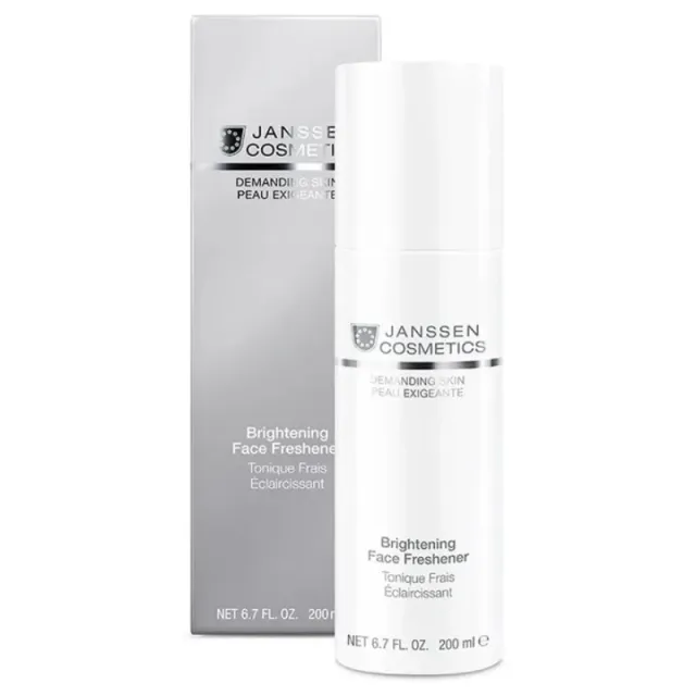 Brightening Face Freshener 200 ml di Janssen Cosmetics tonico viso senza alcool